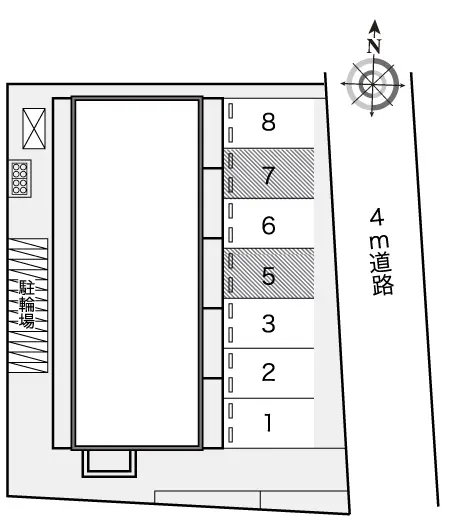 ★手数料０円★東大阪市友井　月極駐車場（LP）